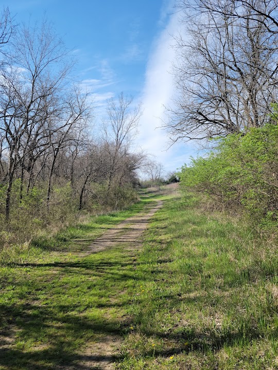 Prairie Center Hiking Trail North Trail head