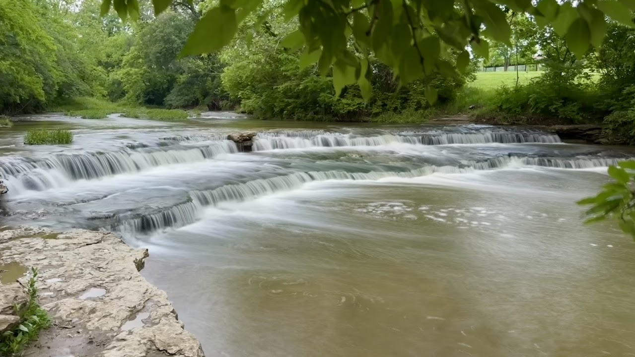 Line Creek Double Waterfalls